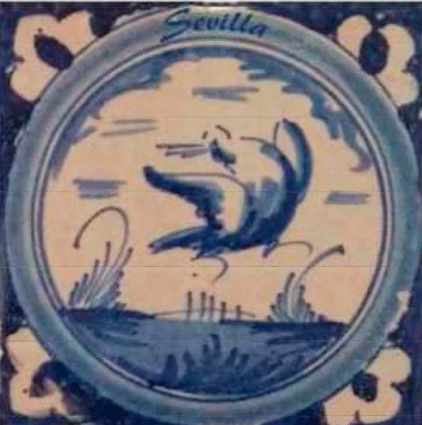Azulejo azul Olambrillas 2025olamb02