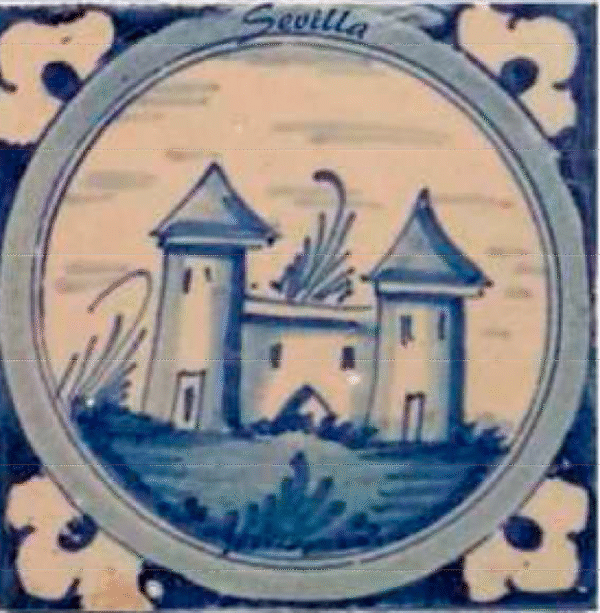 Azulejo azul Olambrillas 2025olamb04