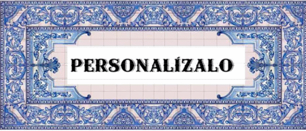 Azulejo estilo propio personalizado