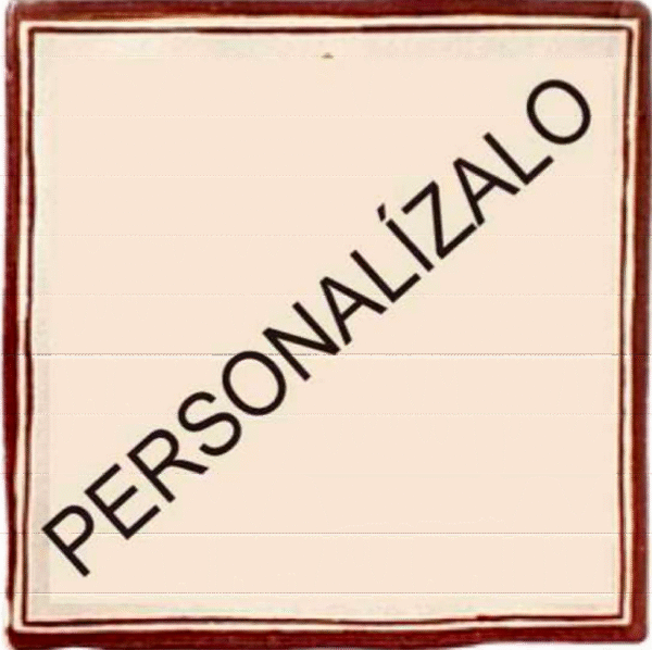 Posavasos barro personalizado